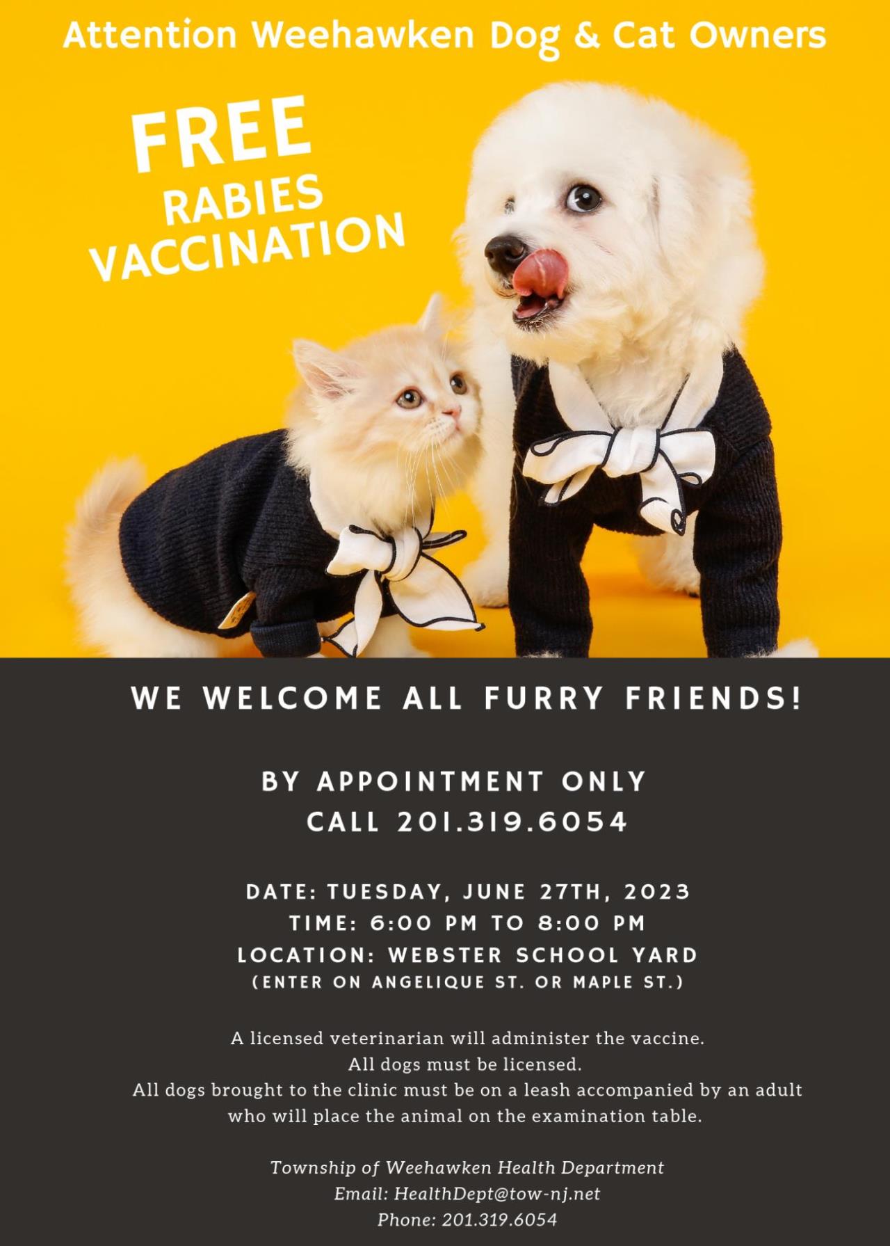 Rabies Clinic 2023 Flyer