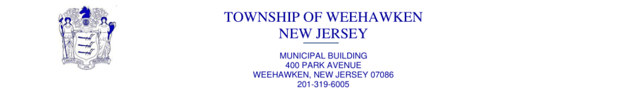 Weehawken Letterhead